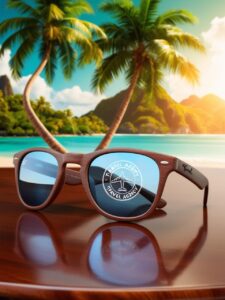 occhiali da sole personalizzati agenzia di viaggio